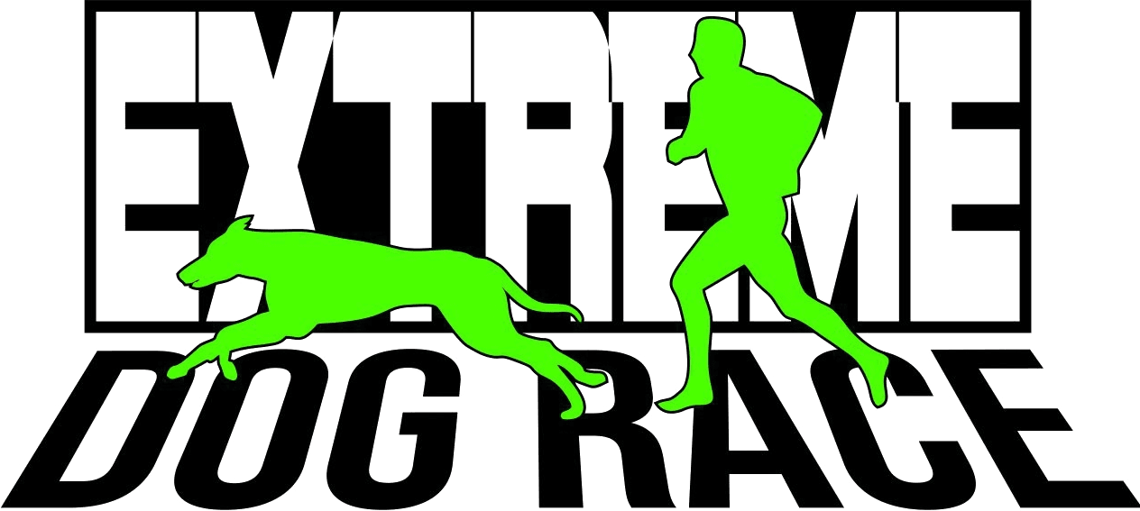 Logo závodu Extreme Dog Race, kterému měříme čas a zajišťujeme registrace
